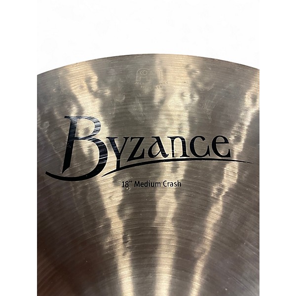 Used MEINL 18in Byzance Medium Crash Cymbal