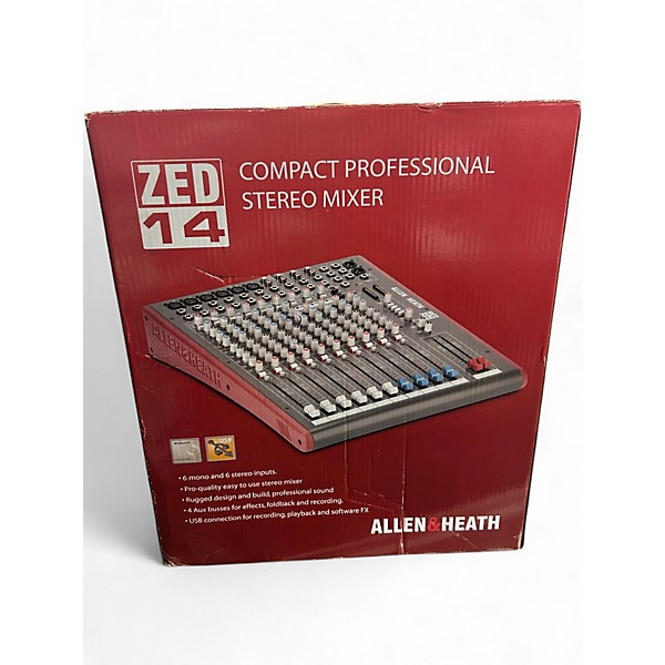 Used Allen & Heath ZED14 Unpowered Mixer