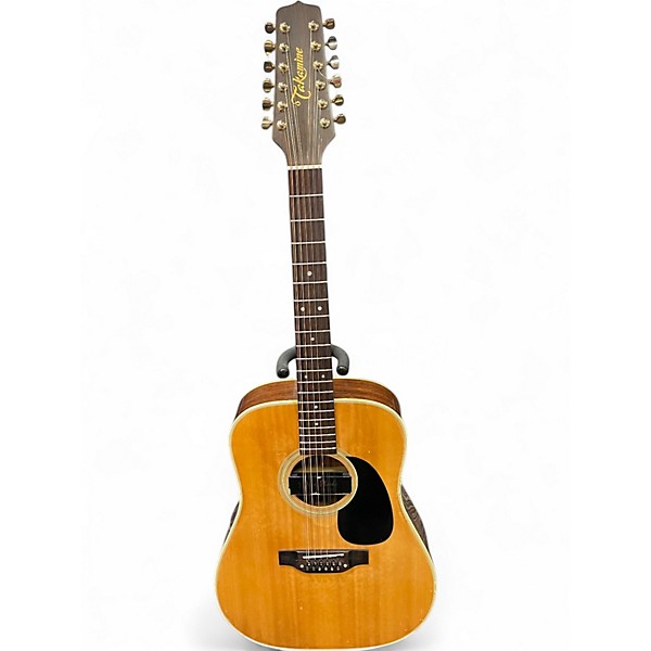 Used Takamine F400 Natural 12 String Acoustic Guitar