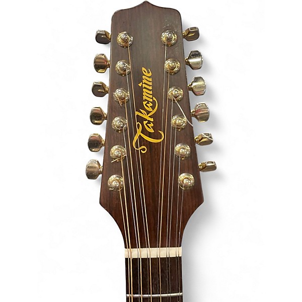 Used Takamine F400 Natural 12 String Acoustic Guitar