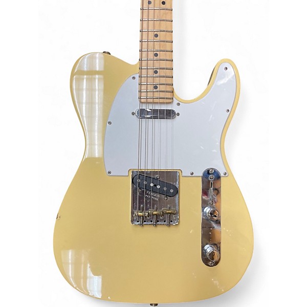 Used 2020 Fender American Performer Telecaster Cream Solid Body Electric Guitar