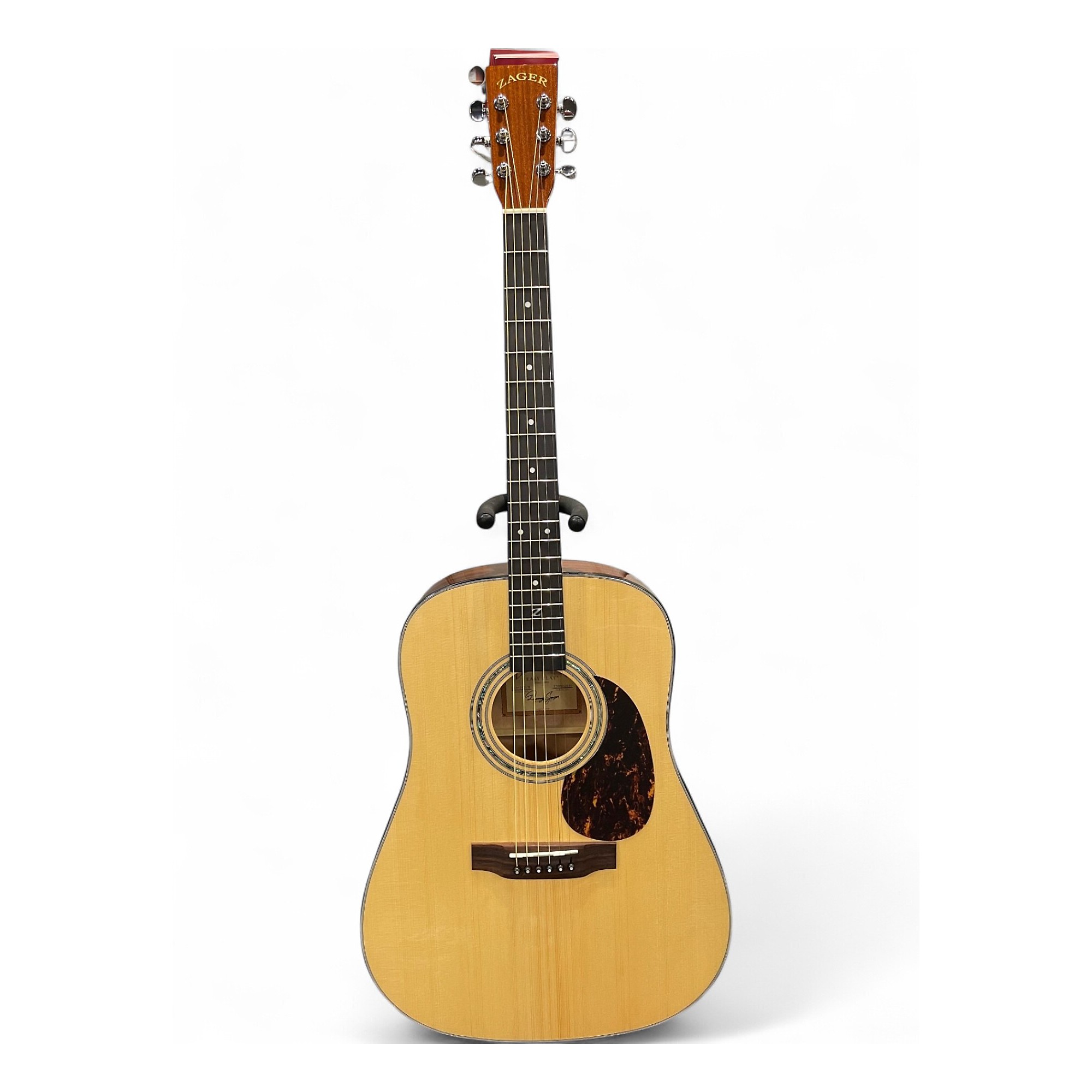 Used Zager ZAD-20E Natural Acoustic Electric Guitar Natural