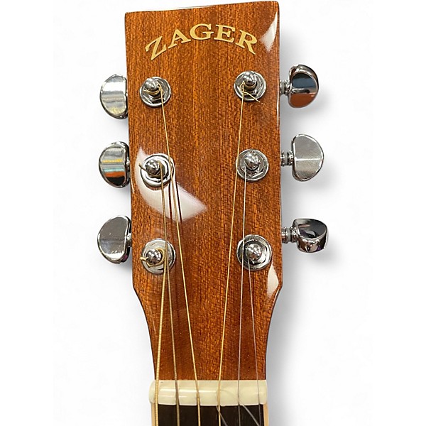 Used Zager ZAD50 Natural Acoustic Guitar
