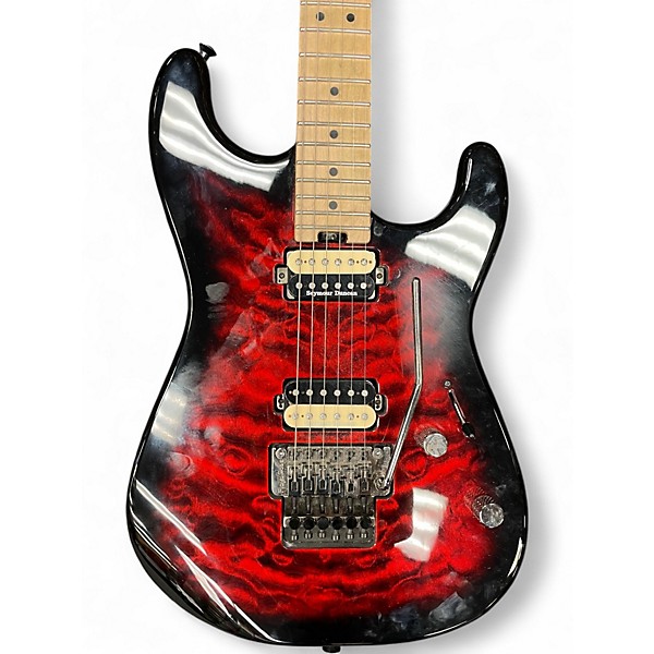 Used Charvel Pro Mod San Dimas HH FR Sangria Burst Solid Body Electric Guitar