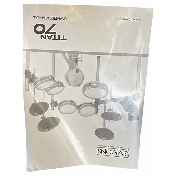 Used Simmons TITAN 70 Electric Drum Set