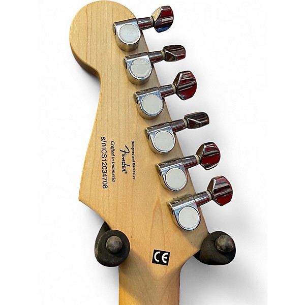 Used Squier Affinity Stratocaster Black Solid Body Electric Guitar