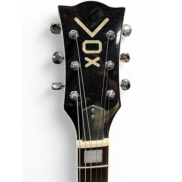 Used VOX BOBCAT BC-S66 Black and White Hollow Body Electric Guitar
