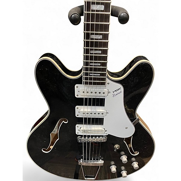 Used VOX BOBCAT BC-S66 Black and White Hollow Body Electric Guitar
