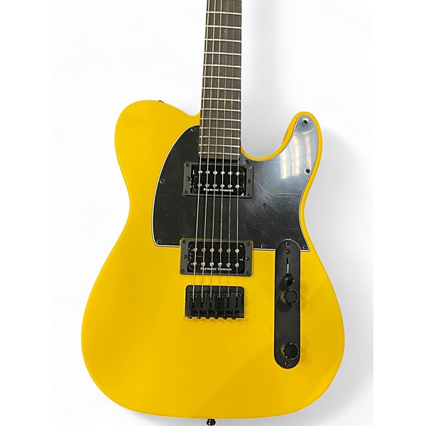 Used Fender Player Telecaster HH Yellow Solid Body Electric Guitar