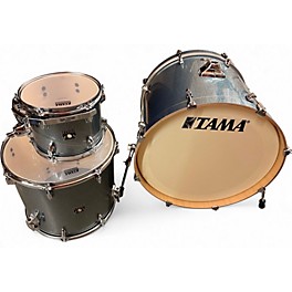 Used TAMA 3 Piece Superstar Classic BLUE SPARKLE Drum Kit