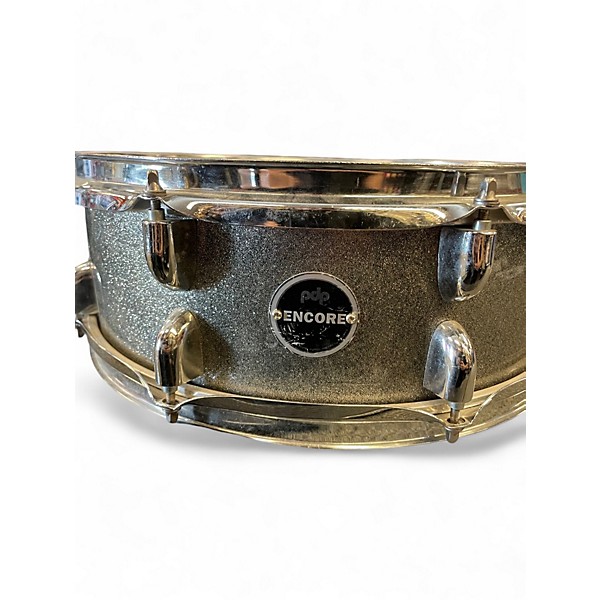 Used PDP by DW 14in Encore Silver Sparkle Drum