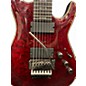 Used Schecter Guitar Research Hellraiser C7 Floyd Rose Black Cherry Solid Body Electric Guitar