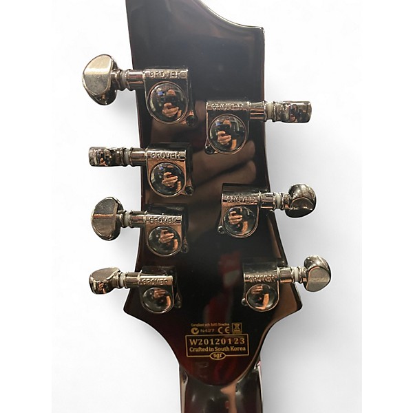 Used Schecter Guitar Research Hellraiser C7 Floyd Rose Black Cherry Solid Body Electric Guitar