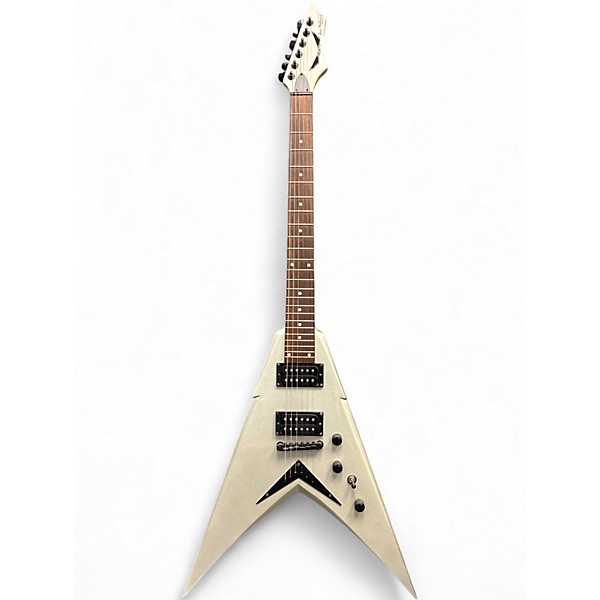 Used Dean DAVE MUSTAINE VMNT Silver Solid Body Electric Guitar
