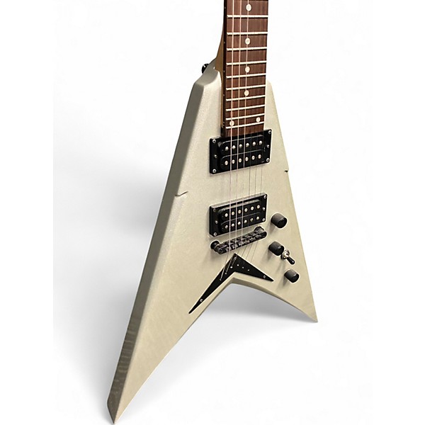 Used Dean DAVE MUSTAINE VMNT Silver Solid Body Electric Guitar