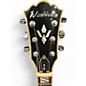 Used Washburn HB35 Yellow Hollow Body Electric Guitar