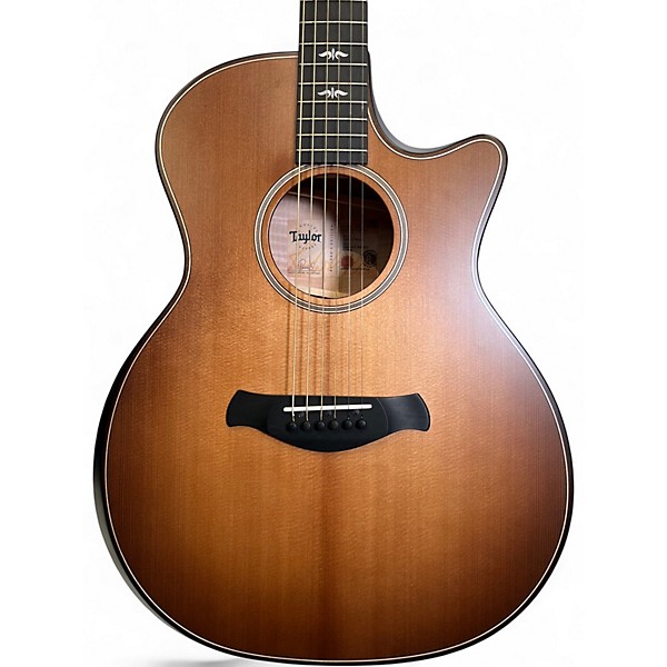 Used Taylor 614CE BUILDERS V CLASS Honey Burst Acoustic Electric Guitar