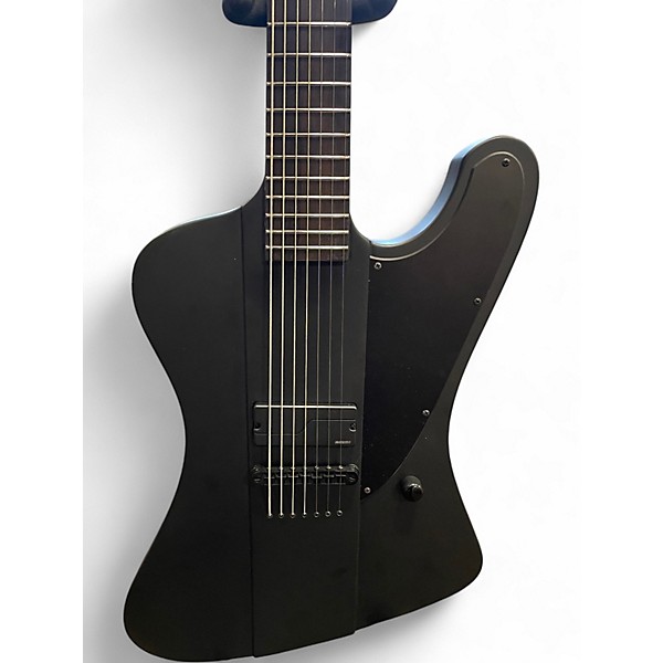 Used ESP LTD Phoenix Black Metal Baritone Black Solid Body Electric Guitar