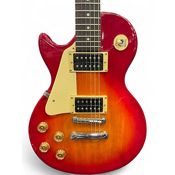 Used Epiphone Les Paul 100 Bolt On Left Handed 2 Color Sunburst Electric Guitar