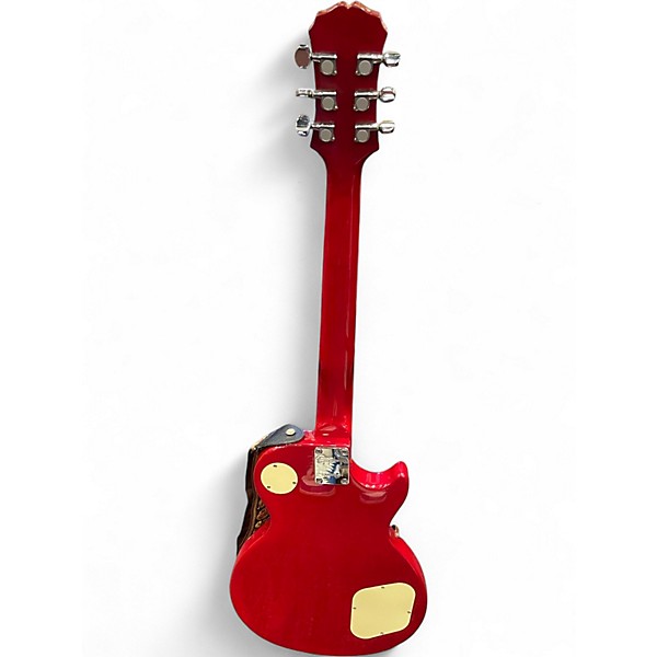 Used Epiphone Les Paul 100 Bolt On Left Handed 2 Color Sunburst Electric Guitar