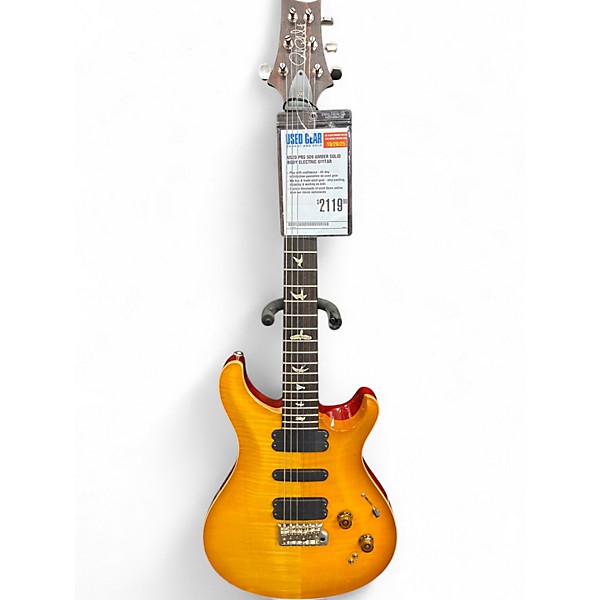 Used PRS 509 Amber Solid Body Electric Guitar