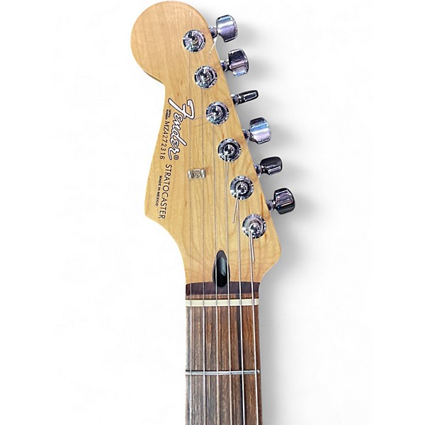 Used 2005 Fender MIM STRAT BLACK Solid Body Electric Guitar