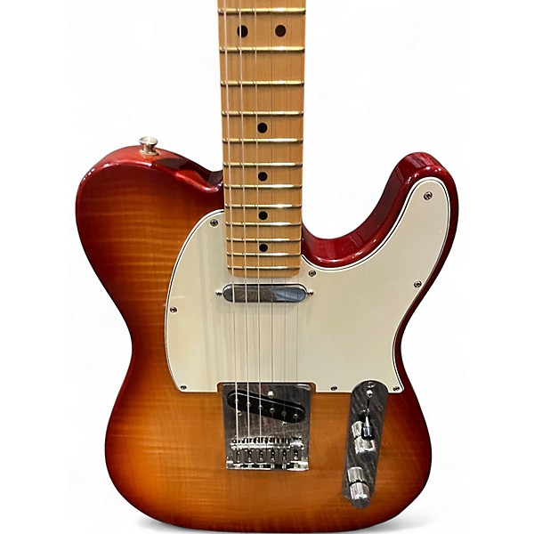Used Fender LIMITED EDITION PLAYER TELECASTER PLUS Sienna Sunburst Solid Body Electric Guitar
