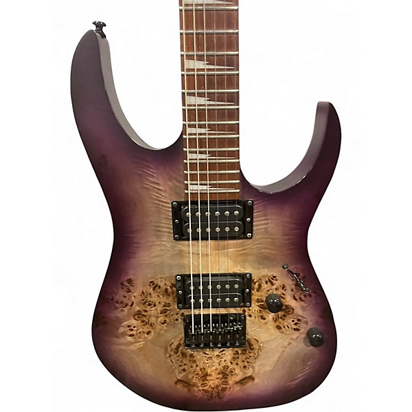 Used Ibanez RGRT621DPB TRANSPARENT PURPLE BURST Solid Body Electric Guitar