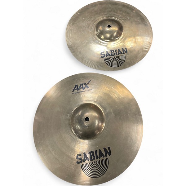 Used SABIAN 14in AAX Xplosion Hi Hat Pair Cymbal