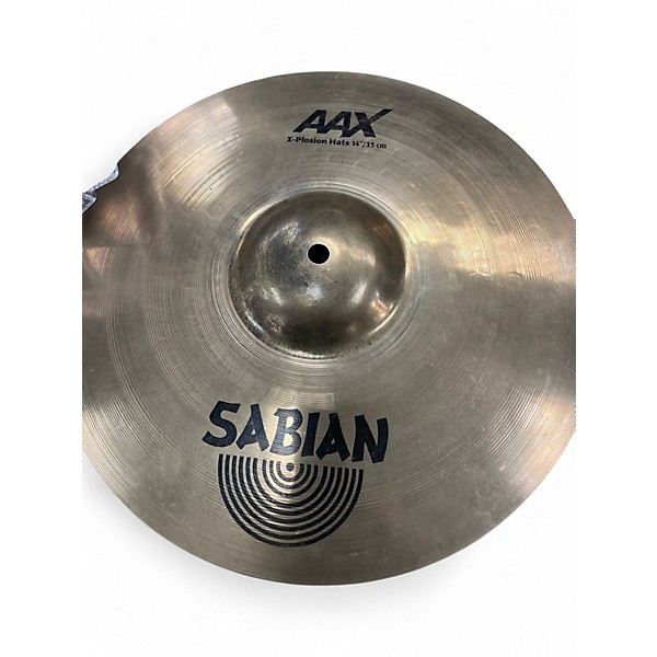 Used SABIAN 14in AAX Xplosion Hi Hat Pair Cymbal