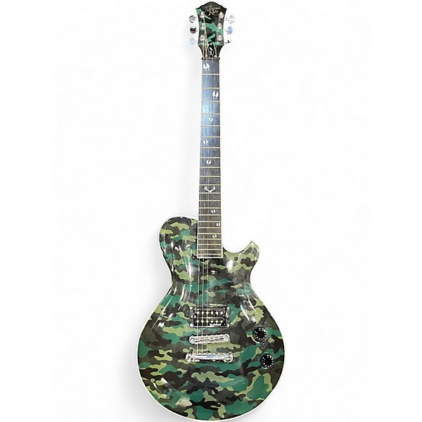 Used 2015 Michael Kelly Patriot Blake Shelton Camo Solid Body Electric Guitar
