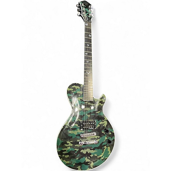 Used 2015 Michael Kelly Patriot Blake Shelton Camo Solid Body Electric Guitar