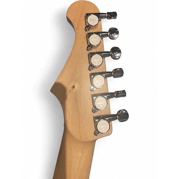 Used Grover Jackson gj2 Black and White Solid Body Electric Guitar