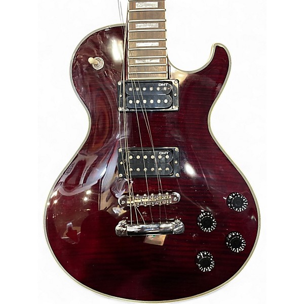 Used Dean THOROUGHBRED SELECT TRANSPARENT RED Solid Body Electric Guitar