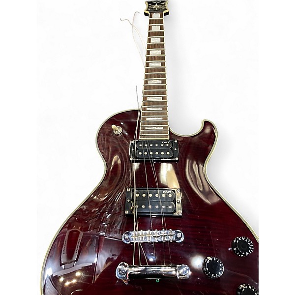 Used Dean THOROUGHBRED SELECT TRANSPARENT RED Solid Body Electric Guitar