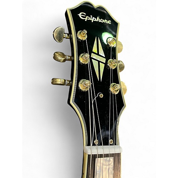 Used 2009 Epiphone ES355 Black Hollow Body Electric Guitar