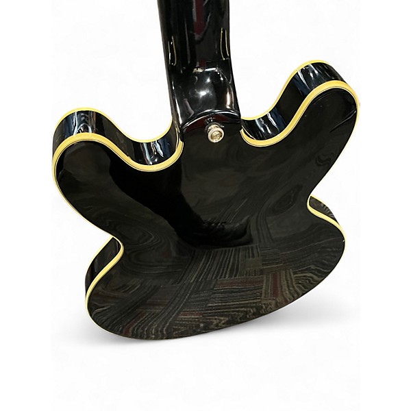 Used 2009 Epiphone ES355 Black Hollow Body Electric Guitar