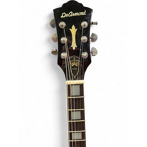 Used DeArmond M75T 2 Tone Sunburst Solid Body Electric Guitar