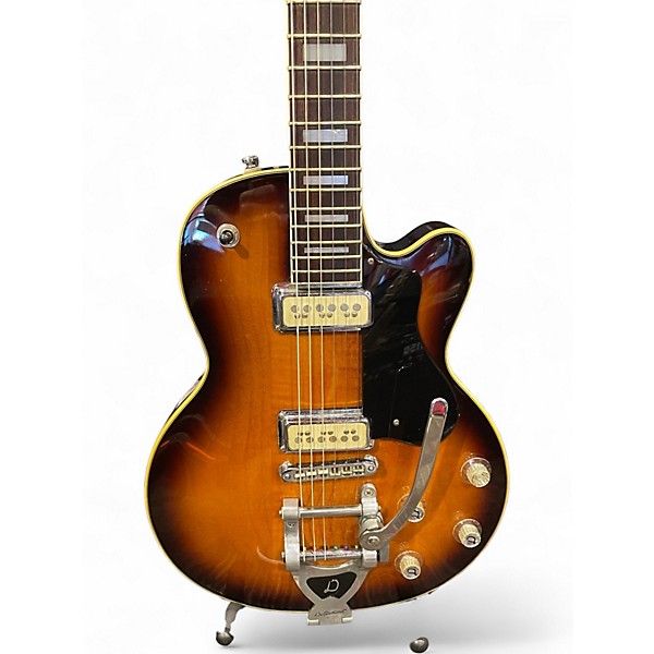 Used DeArmond M75T 2 Tone Sunburst Solid Body Electric Guitar