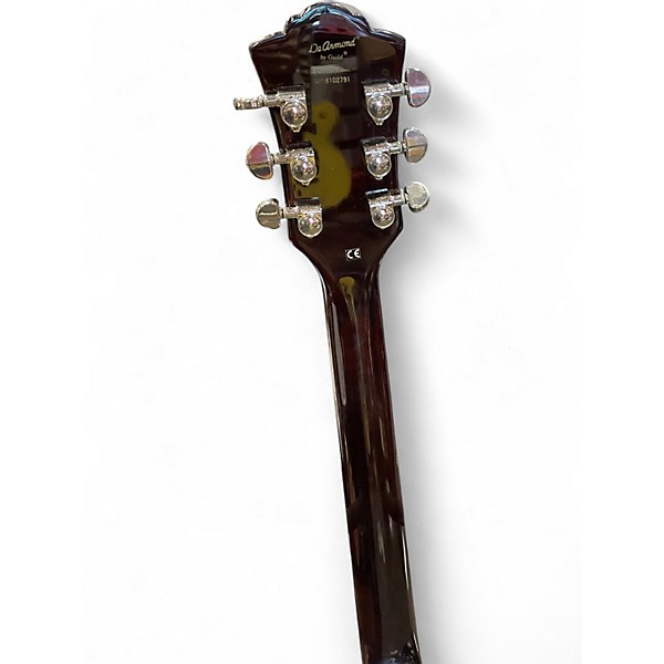 Used DeArmond M75T 2 Tone Sunburst Solid Body Electric Guitar