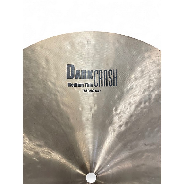Used Zildjian 16in K Medium Dark Thin Crash Cymbal