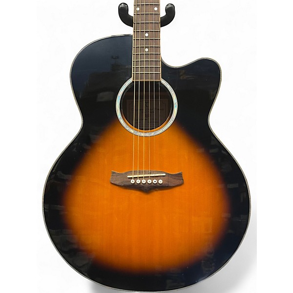 Used Tanglewood TSJ CE VS 2 Color Sunburst Acoustic Electric Guitar