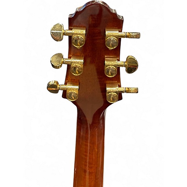 Used Crafter Guitars FEG 780 Amber Hollow Body Electric Guitar