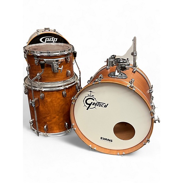 Used Gretsch Drums 3 Piece Catalina Maple Walnut Drum Kit