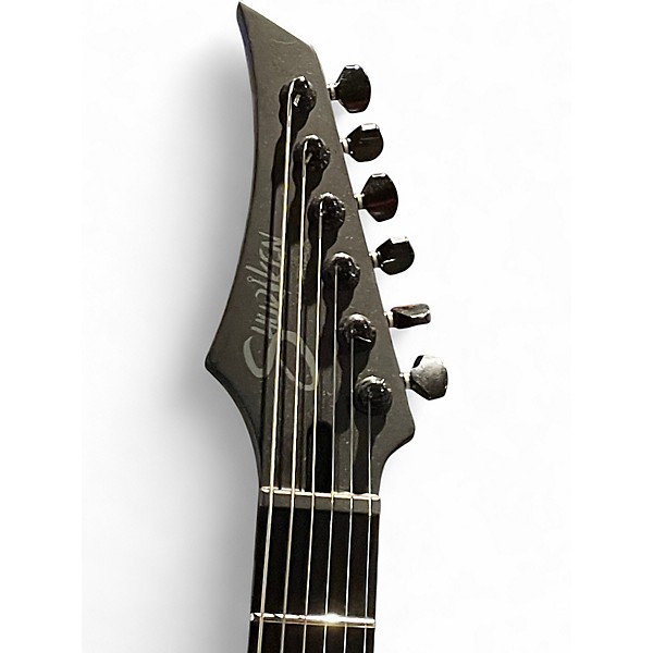 Used Line 6 SR250 VARIAX SHURIKEN MATTE BLACK Solid Body Electric Guitar