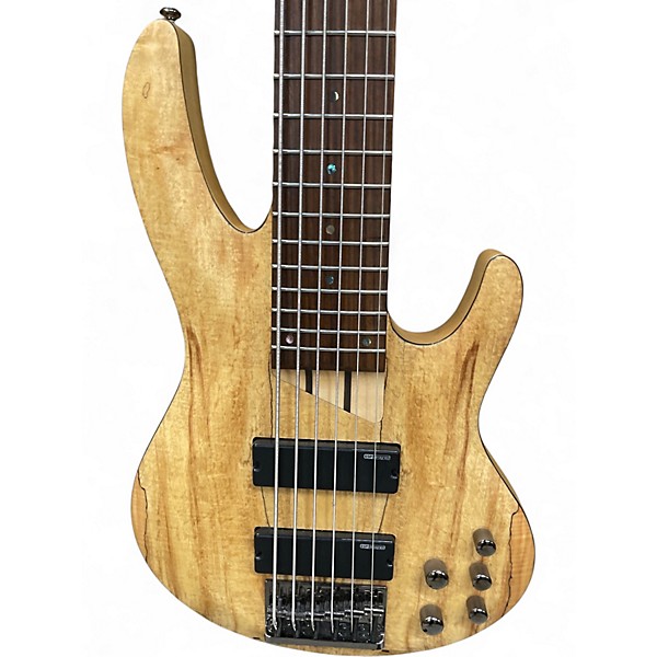 Used ESP LTD B206SM 6 String Natural Electric Bass Guitar