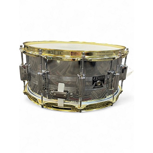 Used TAMA 14X7.5 STEEL SNARE Chrome Drum