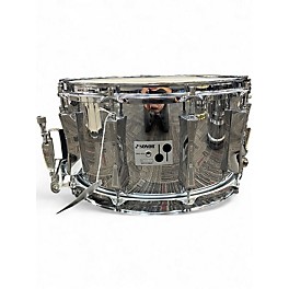 Used SONOR 14X8 STEEL SNARE METALIC Drum