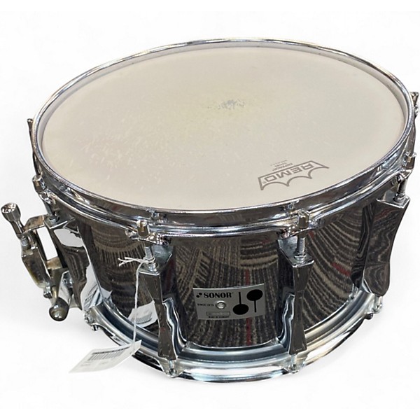 Used SONOR 14X8 STEEL SNARE METALIC Drum