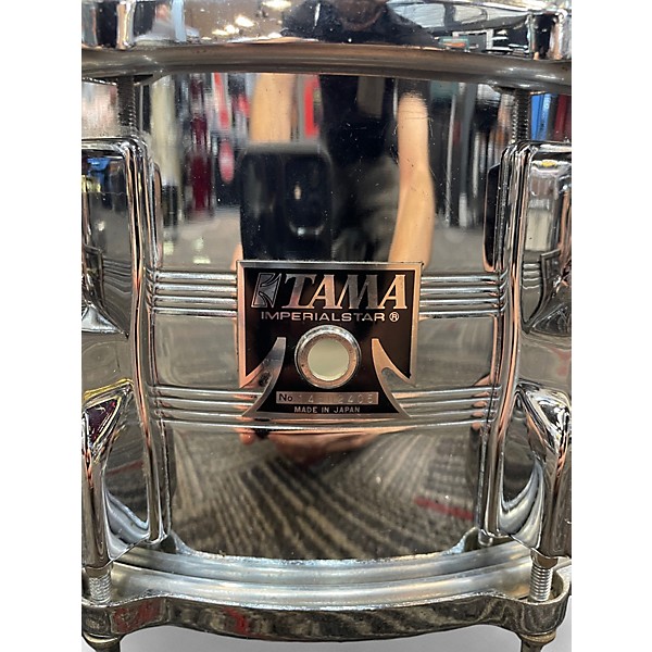 Used TAMA 14X7.5 STEEL SNARE CROME Drum